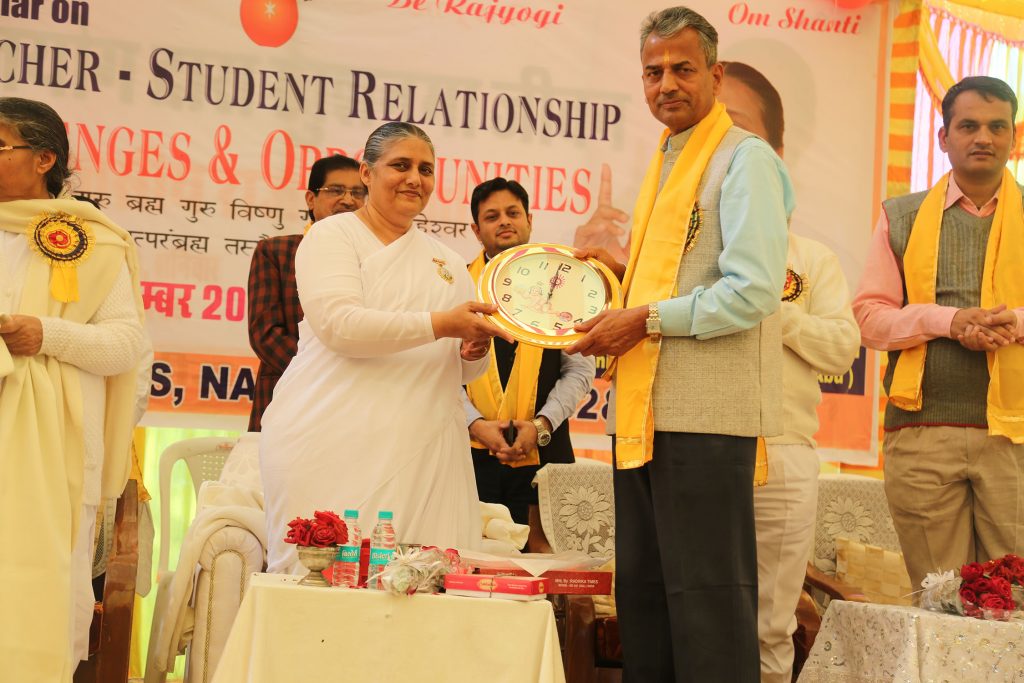 Narnaul (HR)- Seminar on Teacher-Student Relationship:BK Usha Behen Addresses